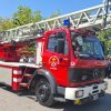 Desfile de unidades bomberos